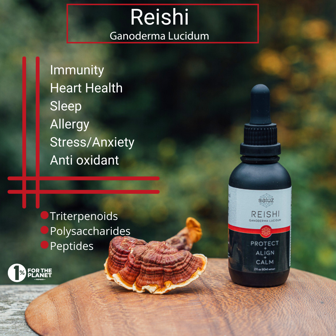 Reishi (Calm/Relax) Mushroom Tincture 2 oz.