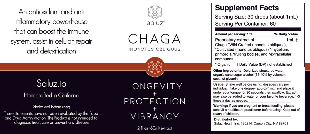 Chaga has a hard bark, so its great for skin health, beauty, and antioxidant rich properties.
